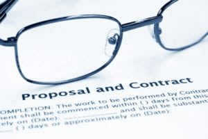 Proposal and contract for instructional design in education.