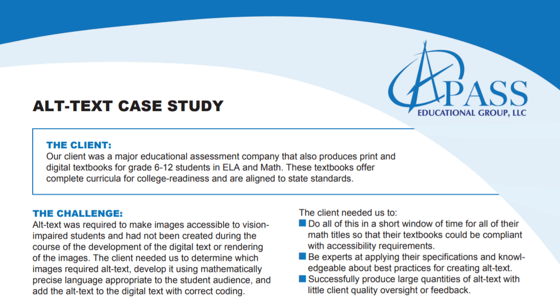 Preview of case study